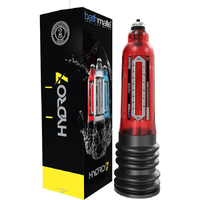 Гидропомпа BATHMATE Hydro7 Brilliant, красная BM-H7-BR
